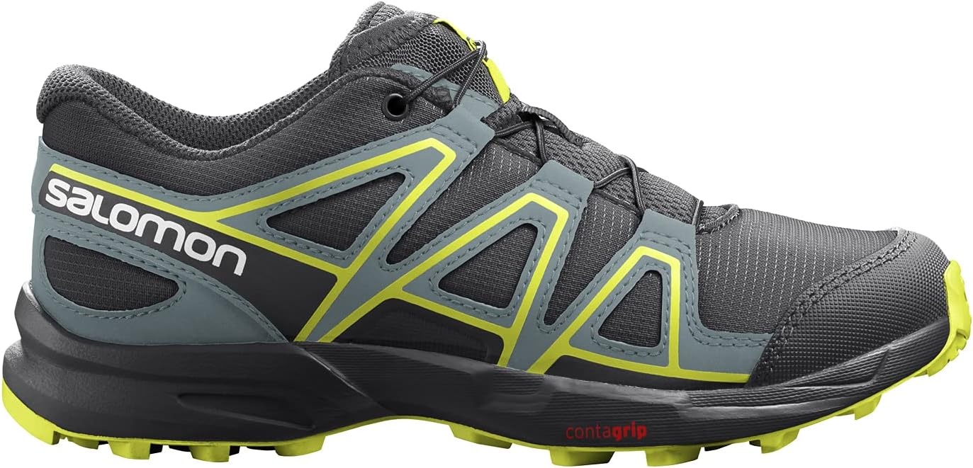 image:imageSalomon Kids Speedcross J Unisex Trail Running ShoeBlackBlackEvening Primrose