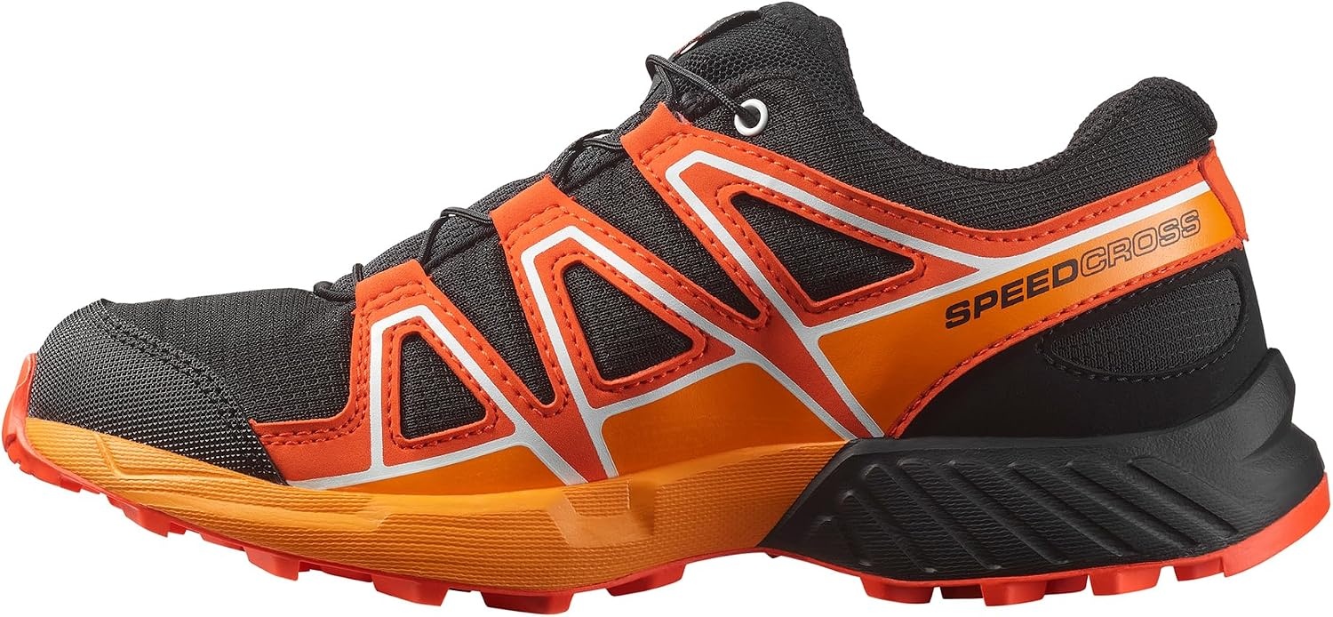image:imageSalomon Kids Speedcross J Unisex Trail Running ShoeBlackCherry TomatoTurmeric