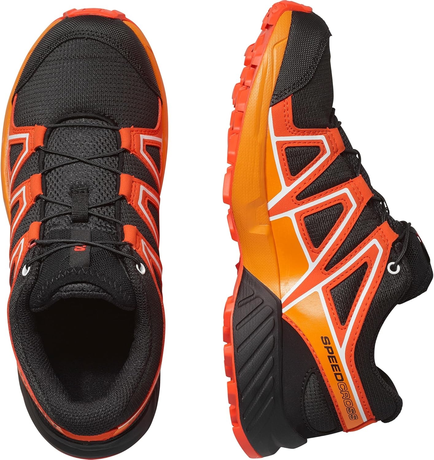 image:imageSalomon Kids Speedcross J Unisex Trail Running ShoeBlackCherry TomatoTurmeric