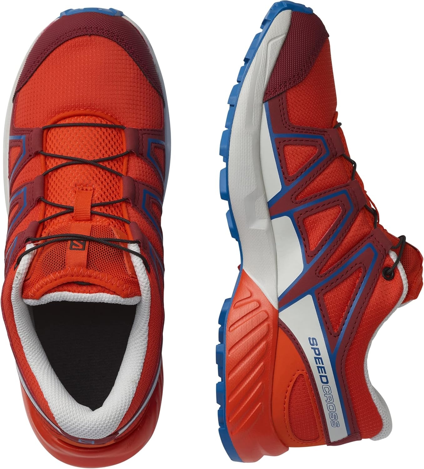 image:imageSalomon Kids Speedcross J Unisex Trail Running ShoeCherry TomatoBiking RedSkydiver