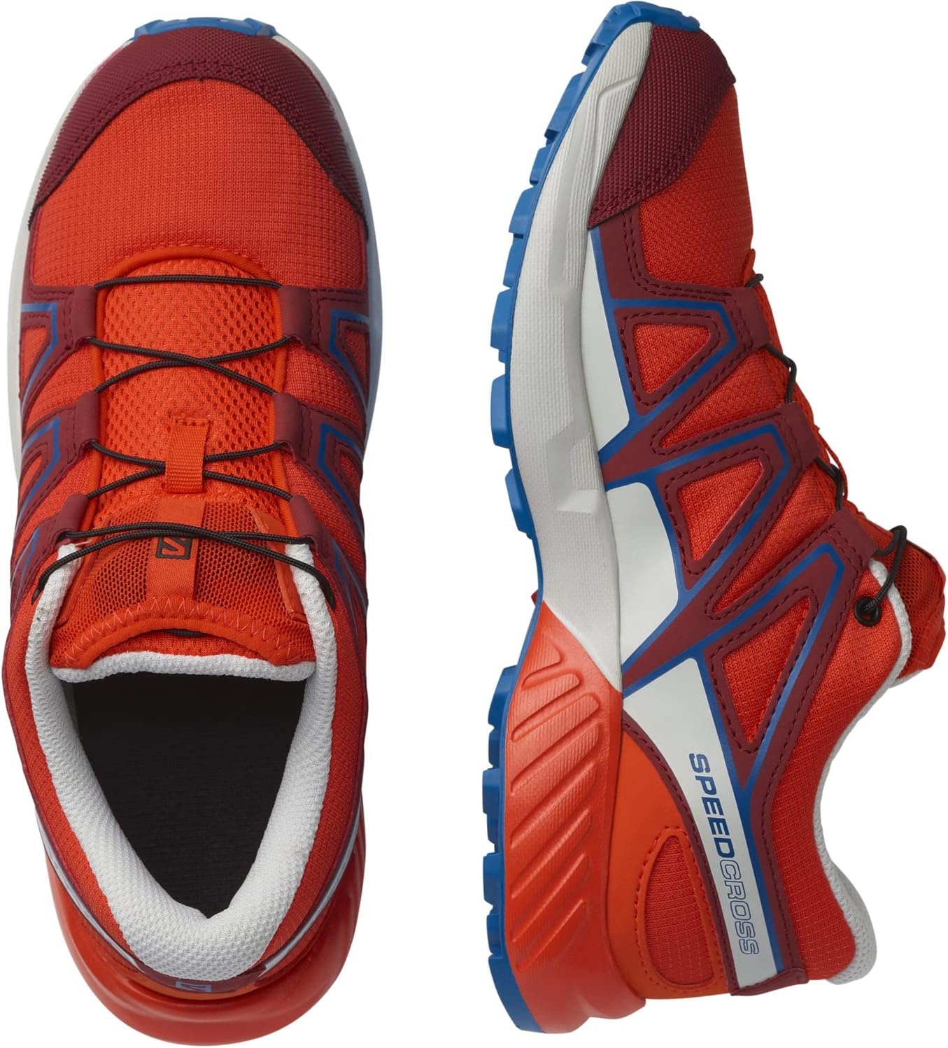 image:imageSalomon Kids Speedcross J Unisex Trail Running ShoeCherry TomatoBiking RedSkydiver