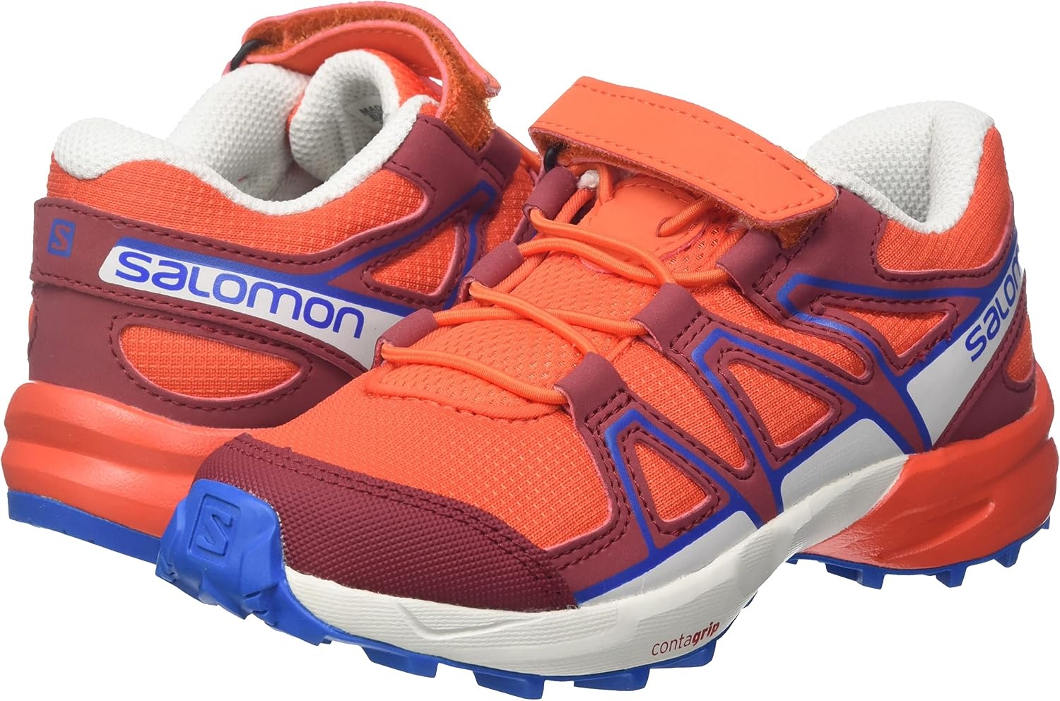 image:imageSalomon Kids Speedcross J Unisex Trail Running ShoeCherry TomatoBiking RedSkydiver