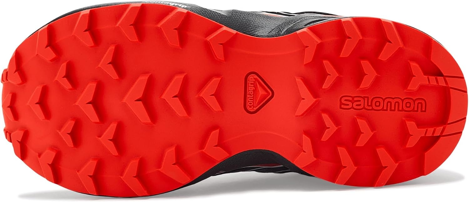 image:imageSalomon Kids Speedcross J Unisex Trail Running ShoeSurf the WebFiery RedBlack