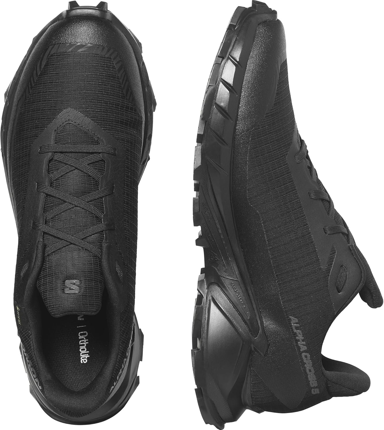 image:imageSalomon Mens Alphacross 5 GoreTEX Trail Running ShoesBlack