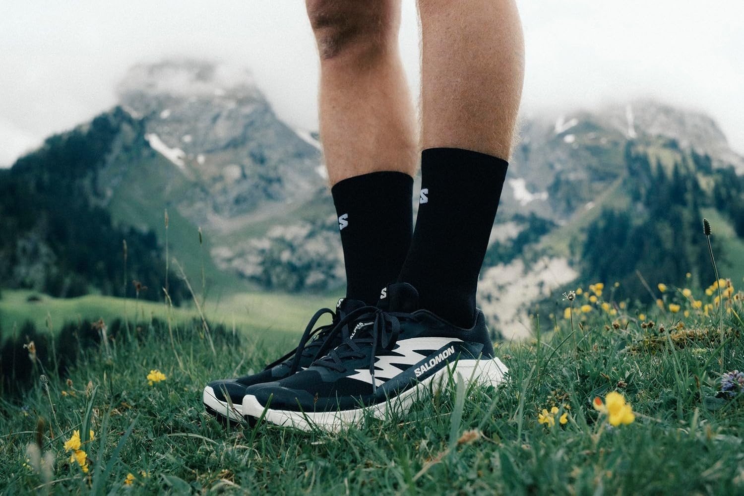 image:imageSalomon Mens Alphaglide Trail Running Shoe Lightweight Cushioning and AllTerrain Grip for Trail Running amp HikingBlackPhantomIcicle