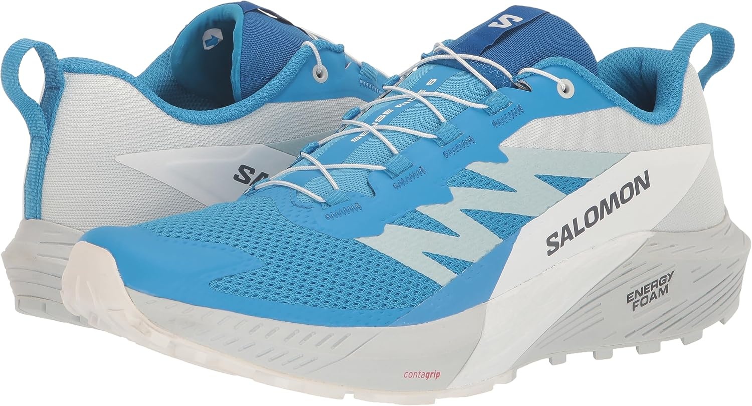 image:imageSalomon Mens Sense Ride 5 Trail Running ShoesIbiza BlueLapis BlueWhite