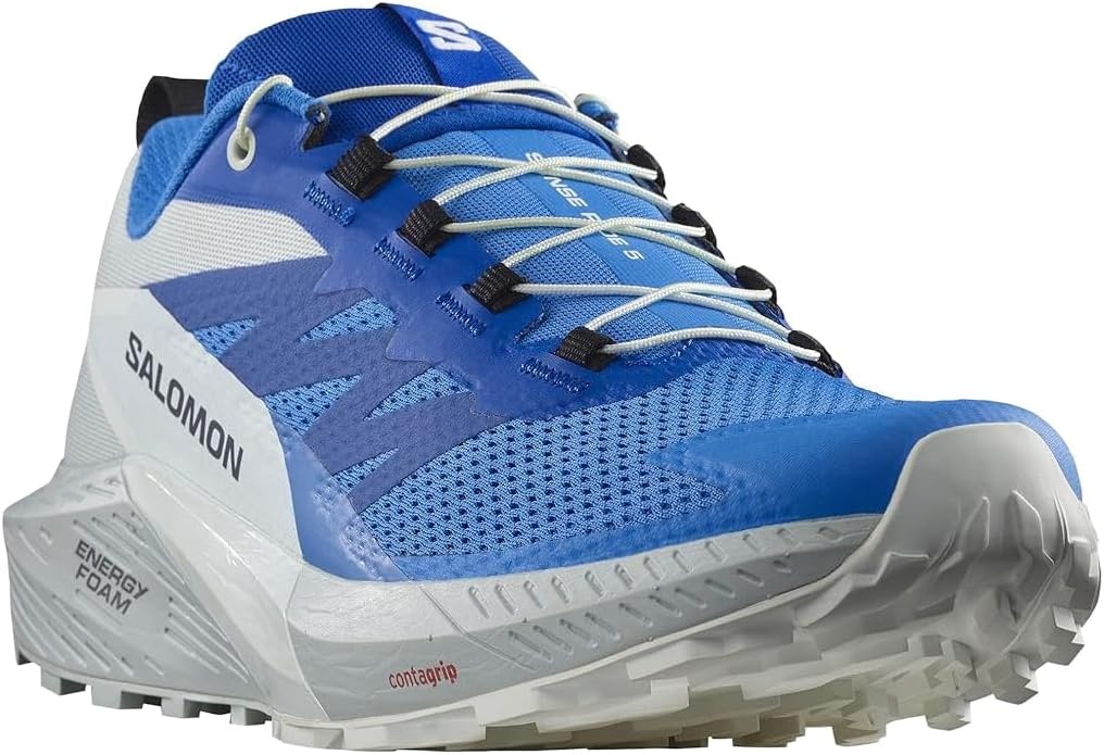 image:imageSalomon Mens Sense Ride 5 Trail Running ShoesIbiza BlueLapis BlueWhite