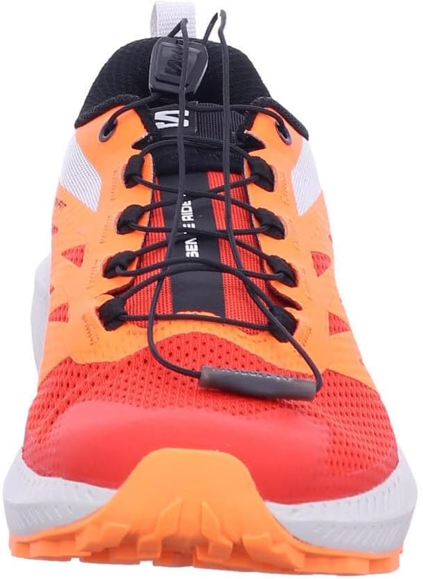 image:imageSalomon Mens Sense Ride 5 Trail Running ShoesLunar Rock Shocking Orange Fiery Re
