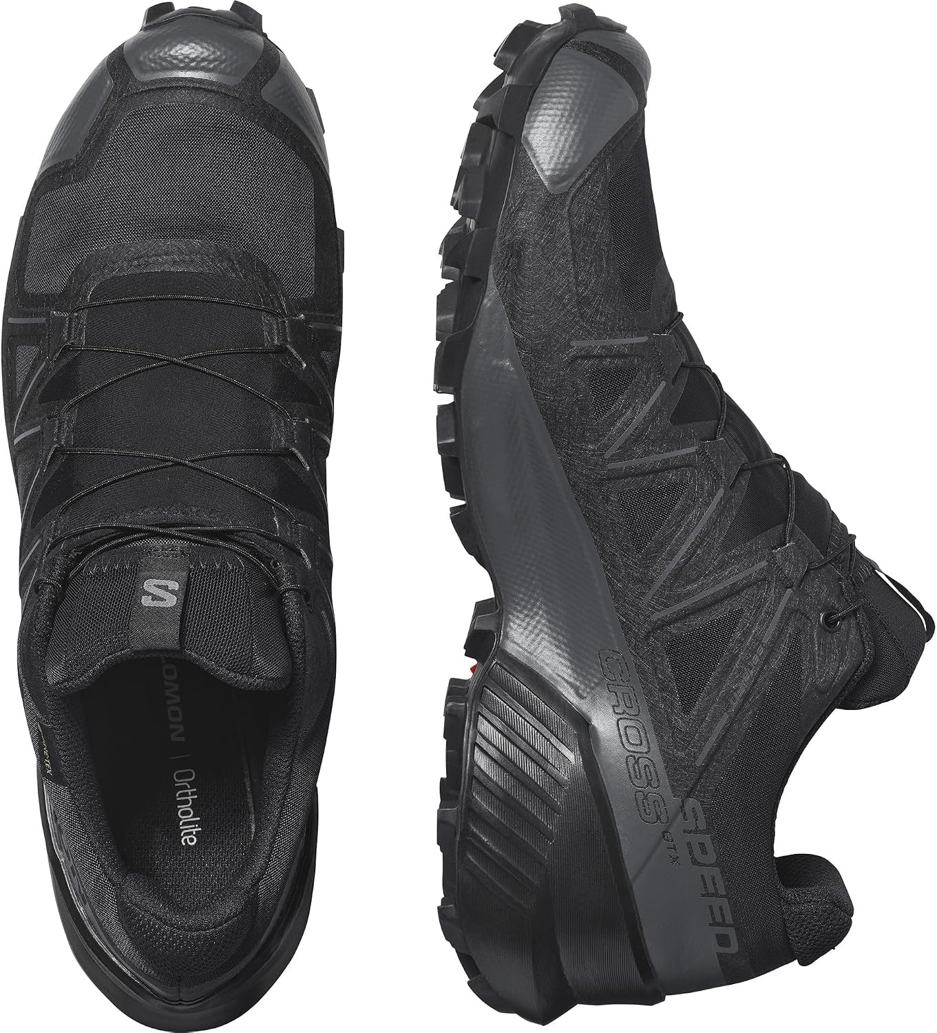 image:imageSalomon Mens Speedcross GTX Waterproof Trail Running ShoesBlackBlackPhantom