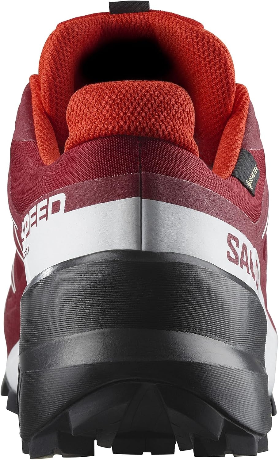 image:imageSalomon Mens Speedcross GTX Waterproof Trail Running ShoesRed DahliaWhiteBlack
