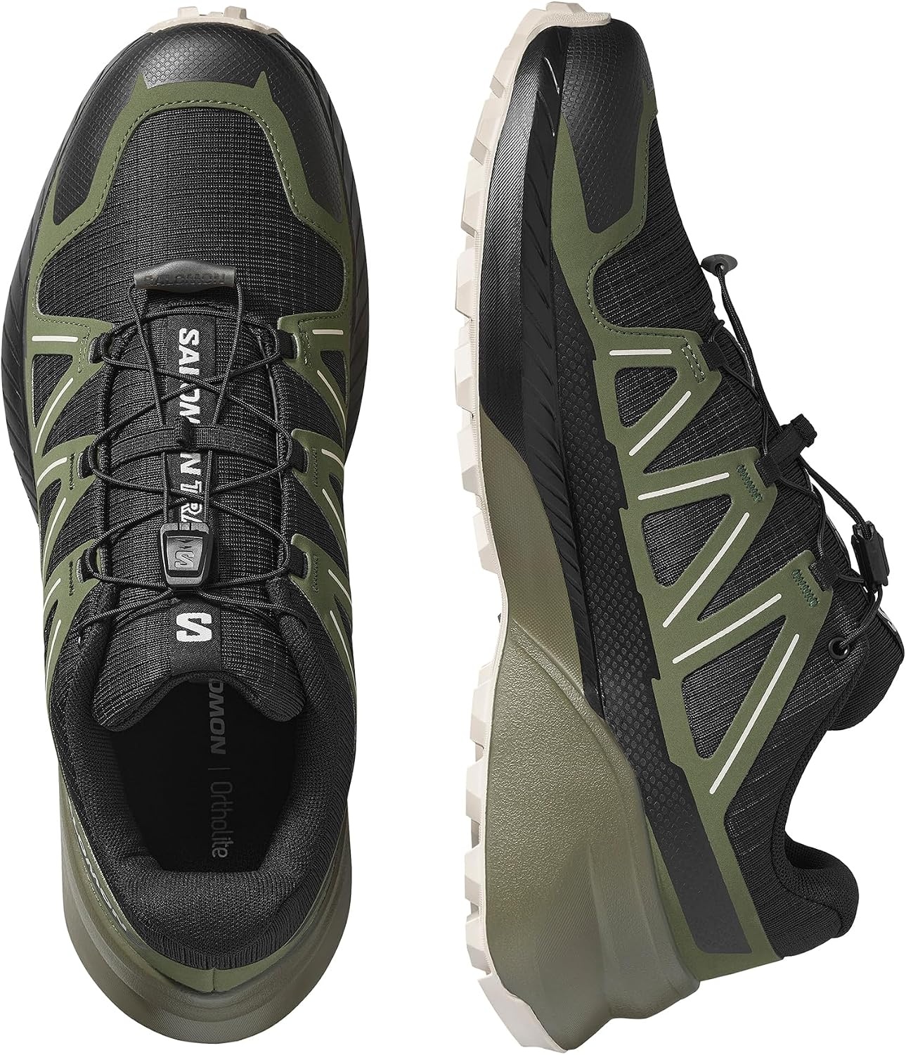 image:imageSalomon Mens Speedcross Peak Trail Running ShoesBlackBlack ForestRainy Day