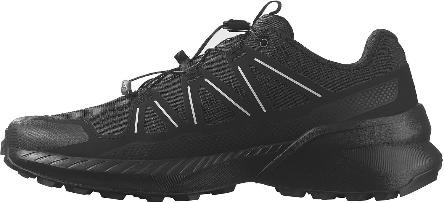 image:imageSalomon Mens Speedcross Peak Trail Running ShoesBlackBlackGlacier Gray