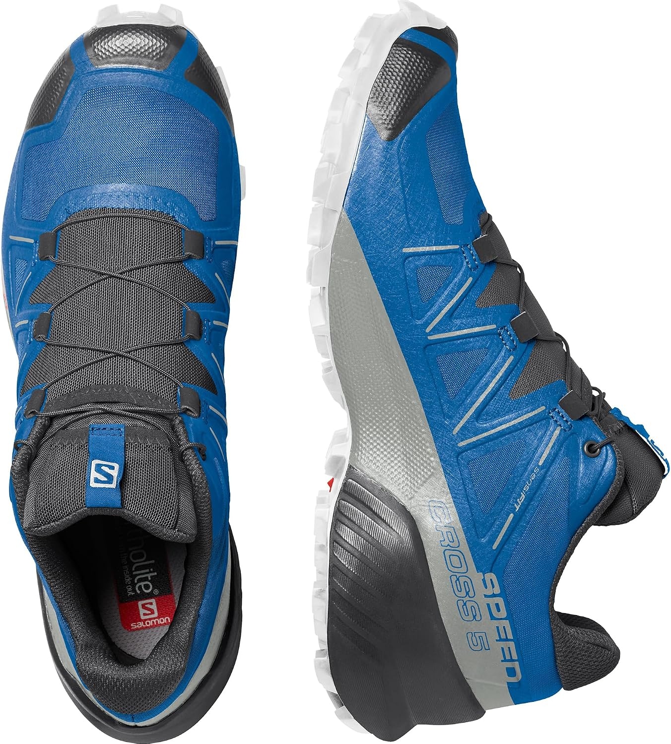 image:imageSalomon Mens Speedcross Trail Running ShoesSkydiverBlackWhite