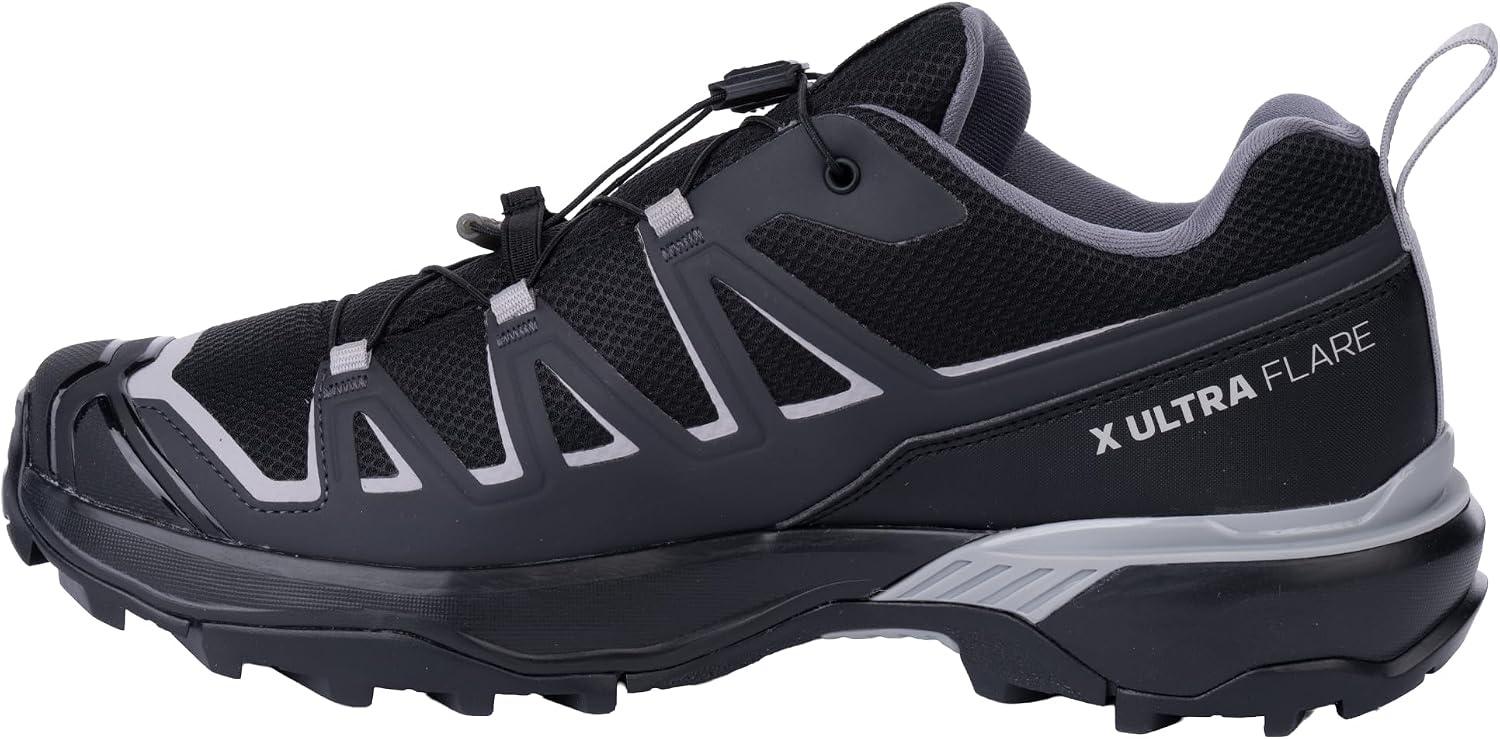 image:imageSalomon Mens X Ultra Flare GoreTex Hiking Shoe Lightweight Waterproof Comfort for Mixed Terrain amp Day HikesBlackAsphaltAlloy
