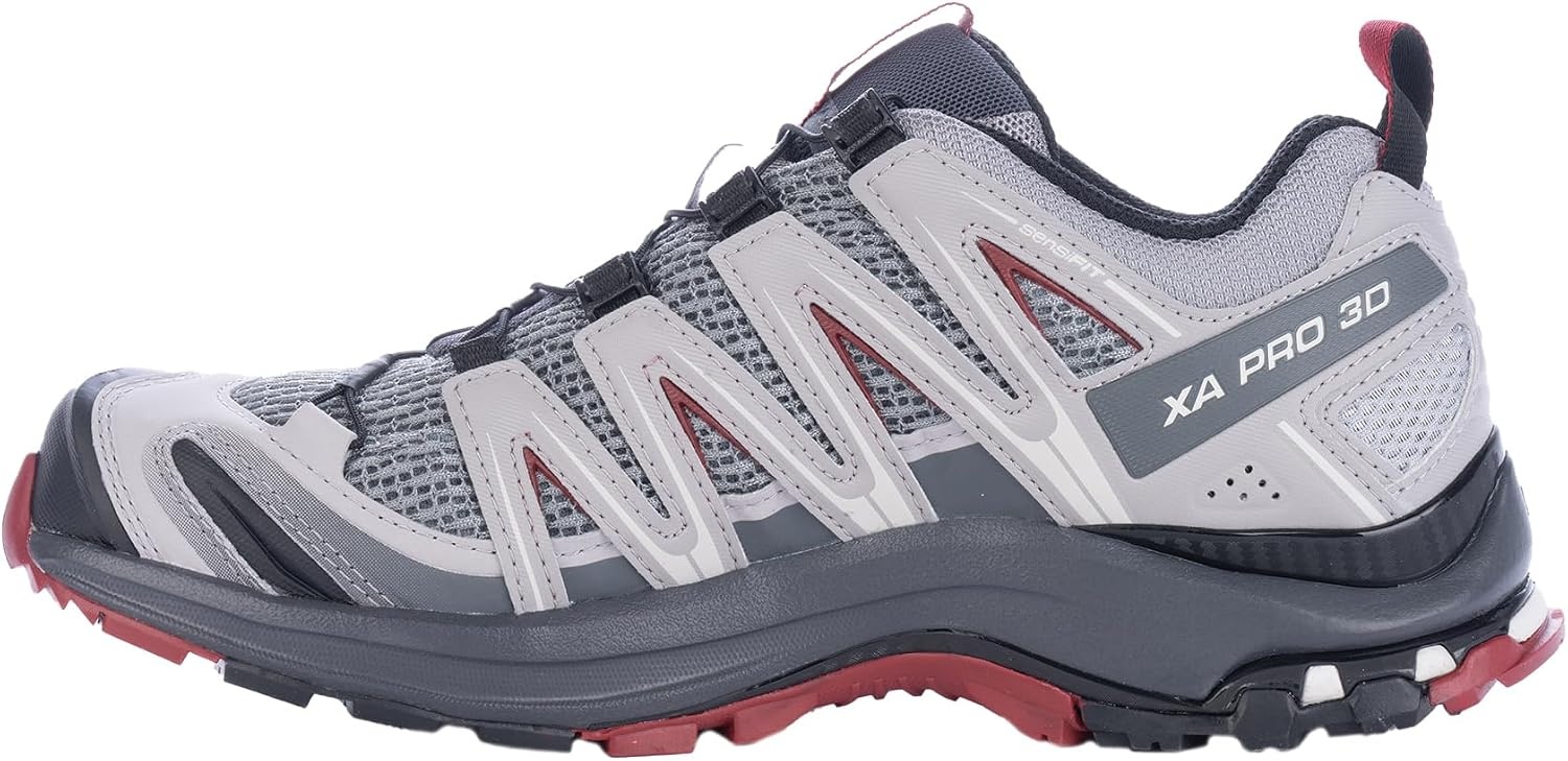 image:imageSalomon Mens XA PRO 3D Trail Running ShoesMonumentEbonyRed Dahlia
