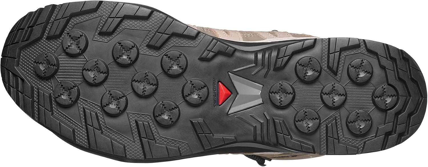 image:imageSalomon Mens XAdventure Recon Mid GoreTex Hiking Shoe Waterproof Stability for Rugged Hiking Trails amp AllWeather TrekkingWalnutOxford TanCastlerock