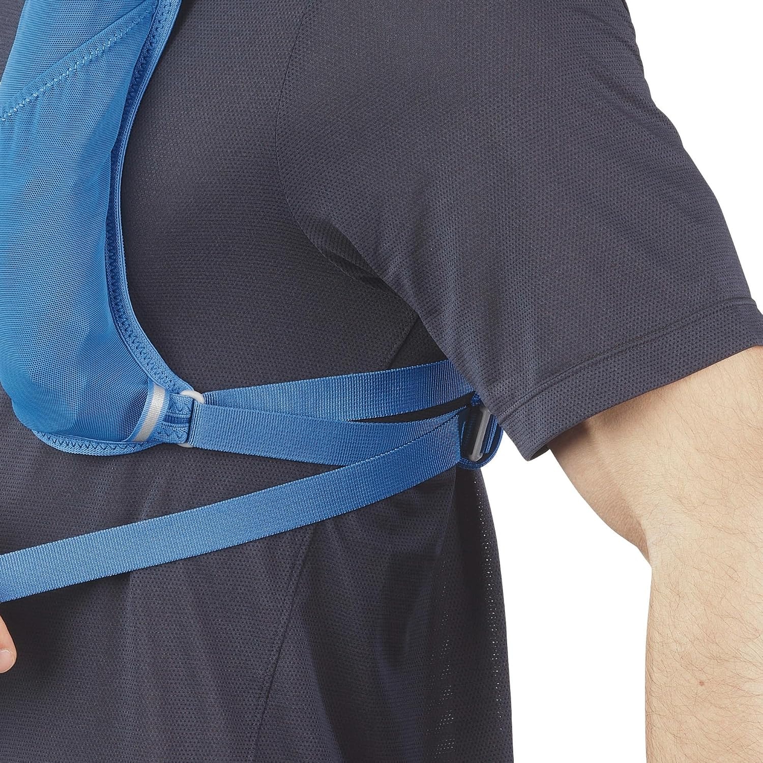 image:imageSalomon Unisex Agile 2 Set Hydration amp Storage Vest with 500ml Flasks IncludedNEBULAS BLUE