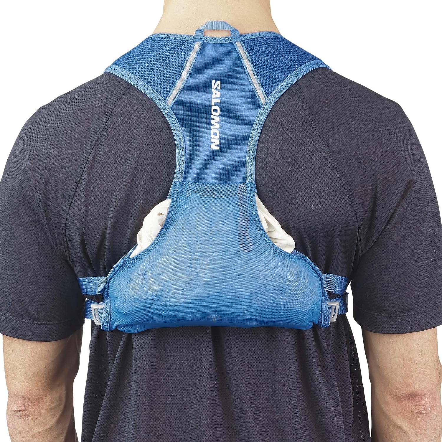 image:imageSalomon Unisex Agile 2 Set Hydration amp Storage Vest with 500ml Flasks IncludedNEBULAS BLUE