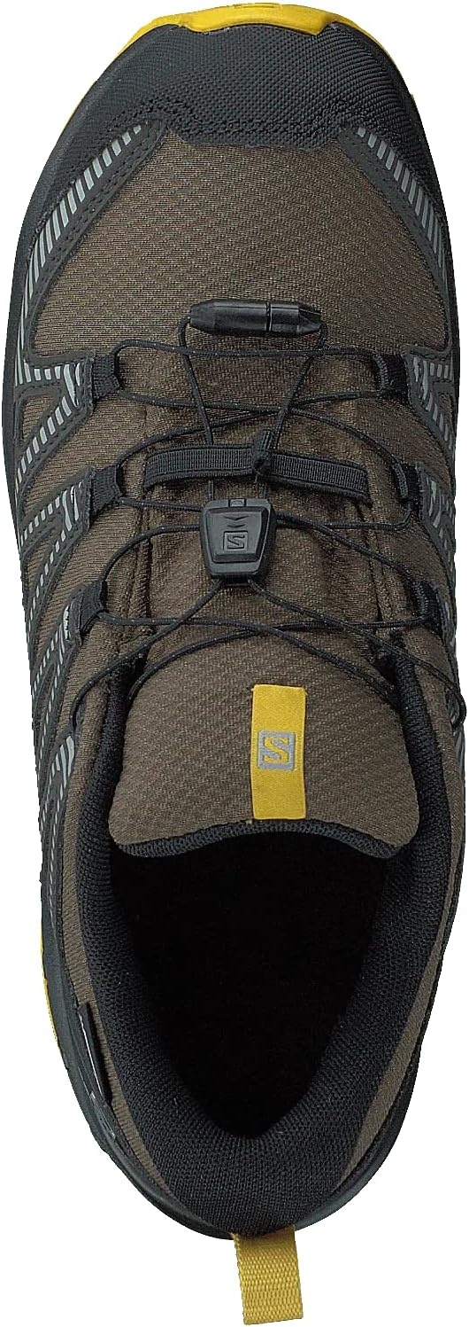 image:imageSalomon Unisex Juniors XA Pro V8 Mid Waterproof Trail Running Shoes for KidsOlive NightBlackSulphur