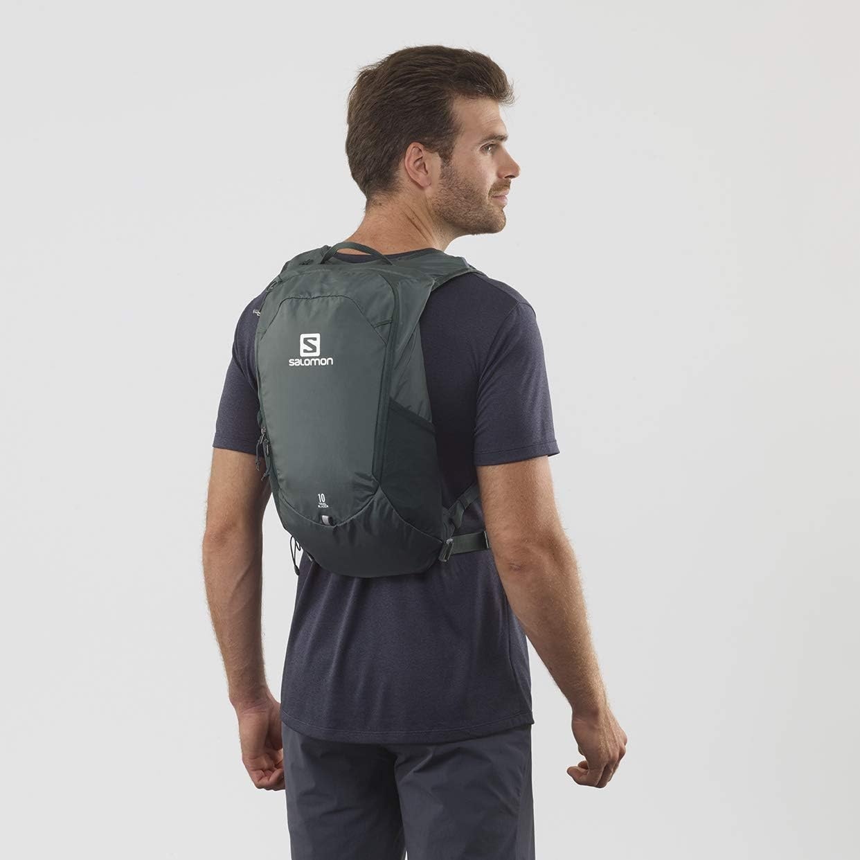 image:imageSalomon Unisex Trailblazer 10 Hiking amp Trekking Backpack 10LiterGreen Gables