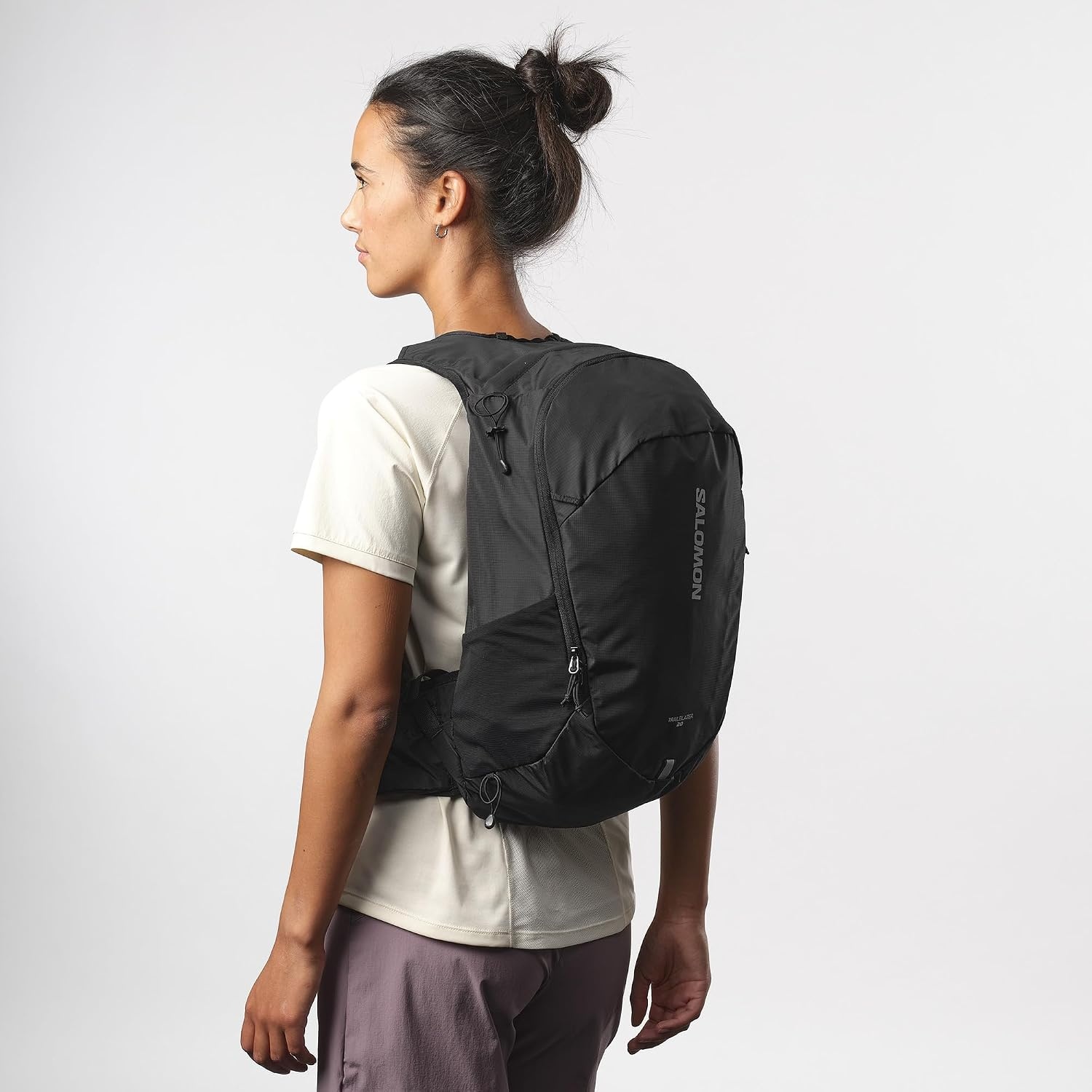 image:imageSalomon Unisex Trailblazer 20 Hiking amp Trekking Backpack 20Liter Black Alloy NSBlack