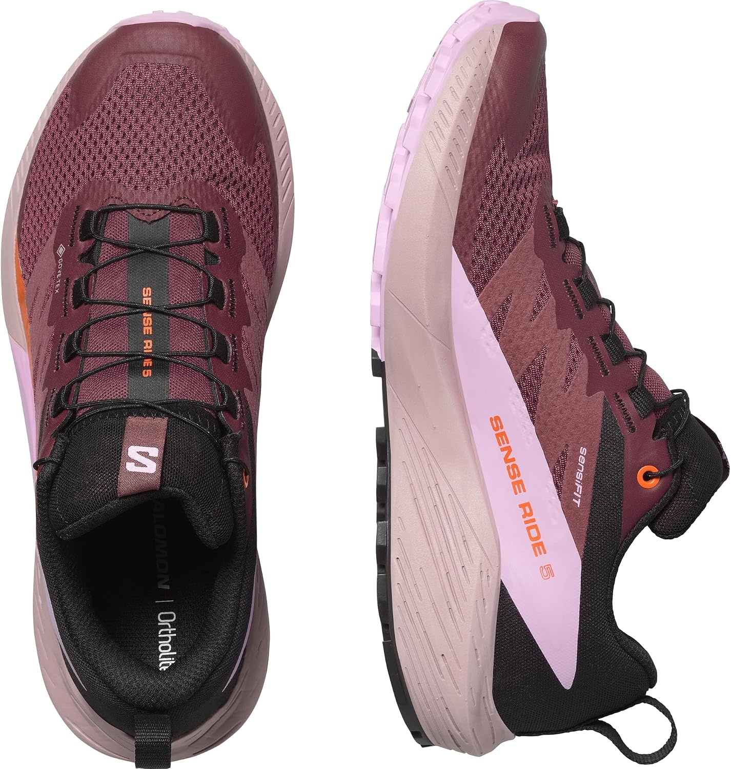 image:imageSalomon Womens Sense Ride 5Catawba GrapeOrchid BouquetCherry Tomato