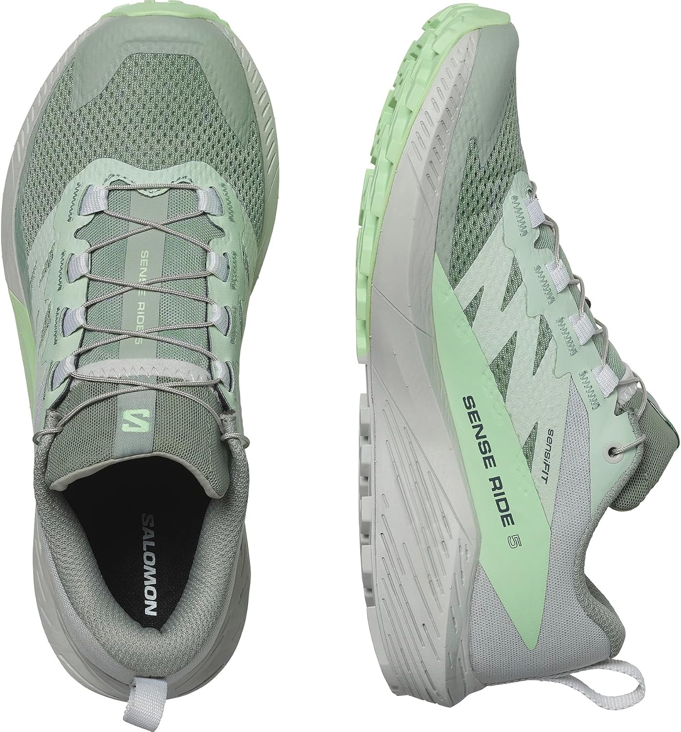 image:imageSalomon Womens Sense Ride 5Lily PadMetalGreen Ash