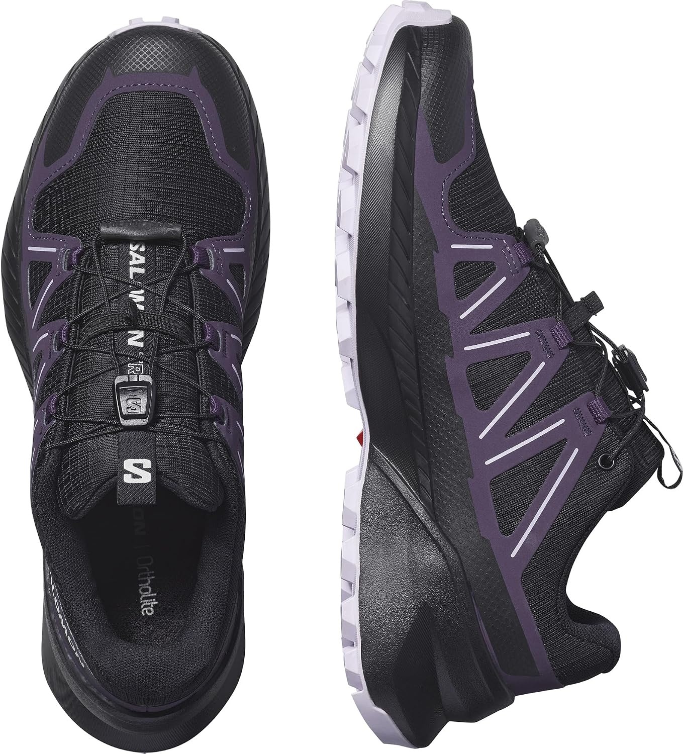 image:imageSalomon Womens Speedcross Peak Trail Running ShoesBlackNightshadeOrchid Petal