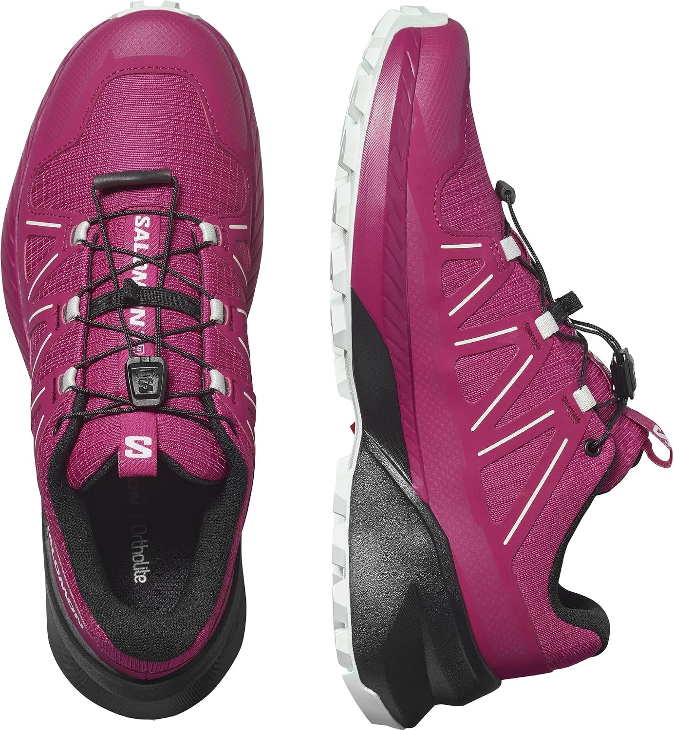 image:imageSalomon Womens Speedcross Peak Trail Running ShoesVivaciousBlackClearly Aqua