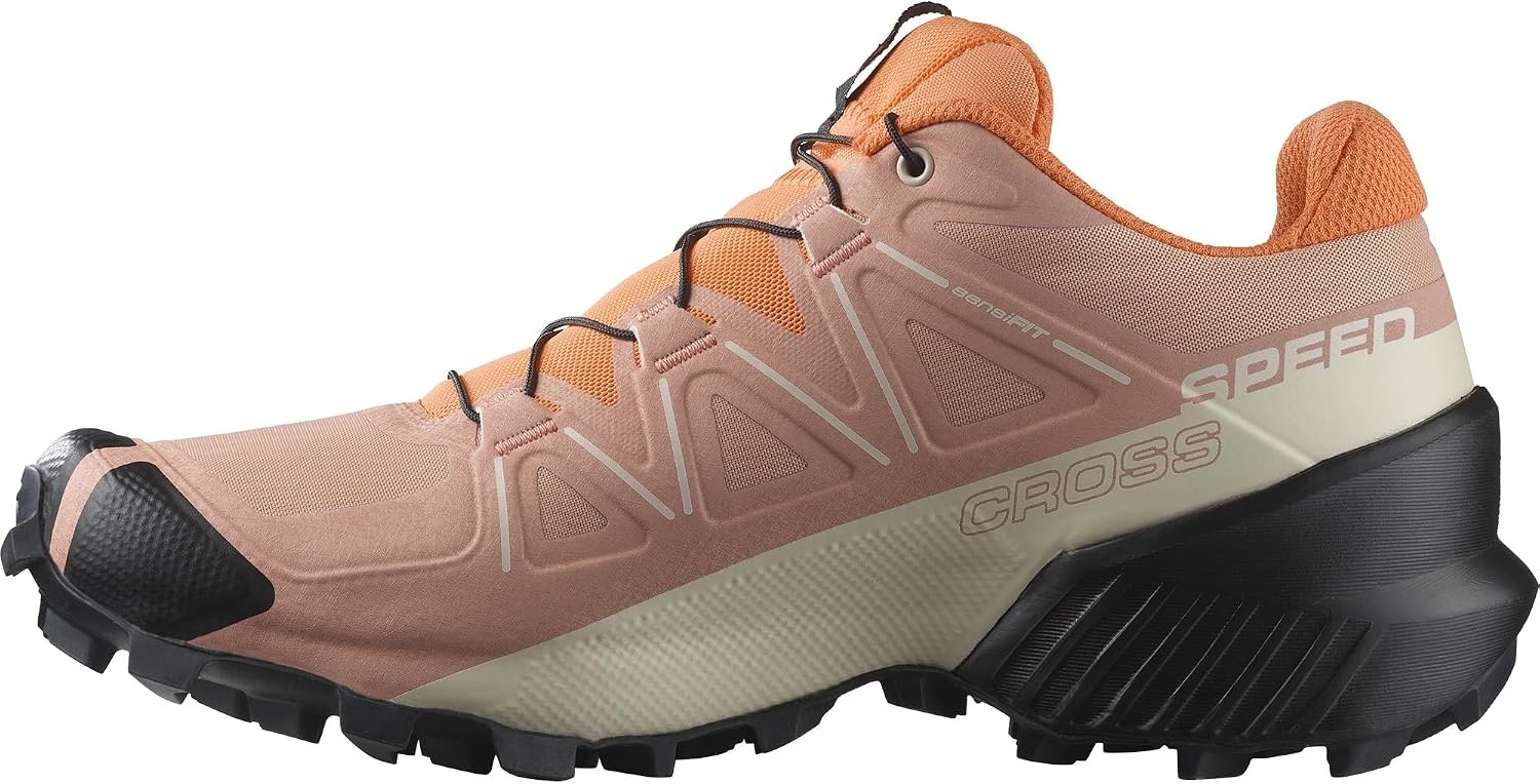 image:imageSalomon Womens Speedcross Trail Running ShoesCameo BrownBlackBird of Paradise