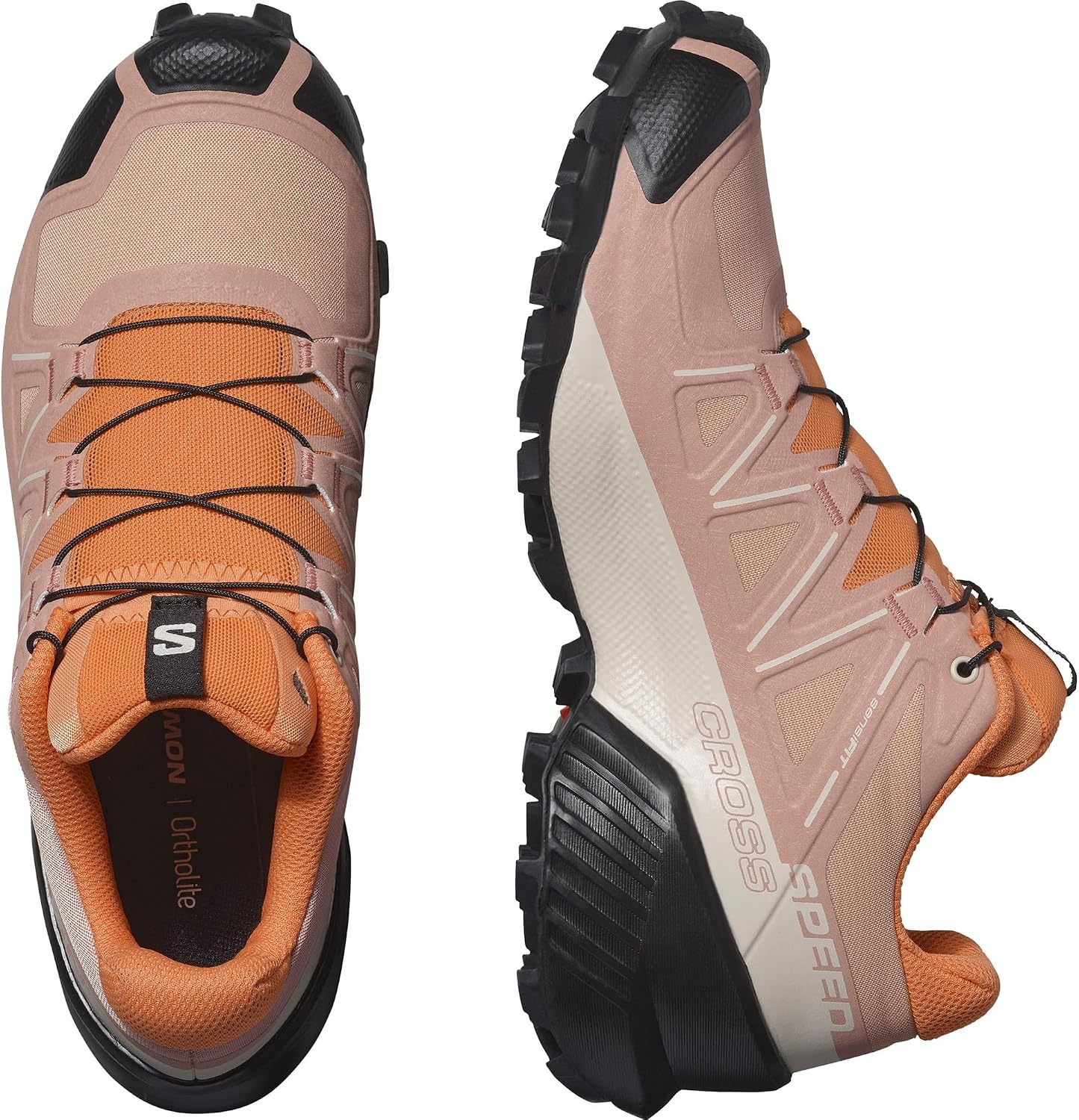 image:imageSalomon Womens Speedcross Trail Running ShoesCameo BrownBlackBird of Paradise