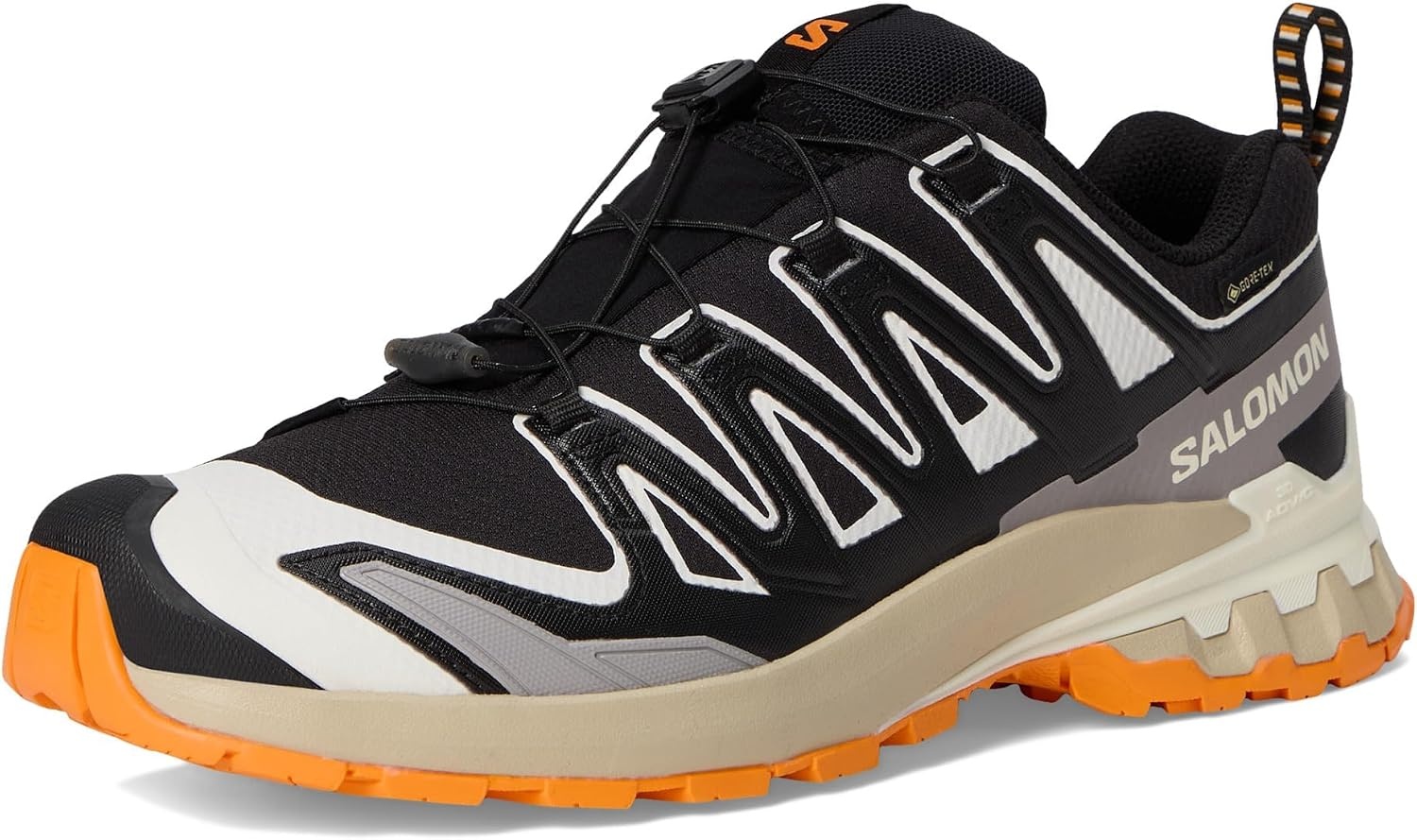 image:imageSalomon Womens XA PRO 3D GoreTex Waterproof Trail Running ShoesBlackVanilla IceTurmeric