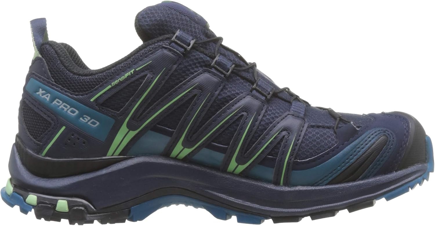 image:imageSalomon Womens XA PRO 3D GoreTex Waterproof Trail Running ShoesBlue Navy Blazer Lyons Blue Spruce Stone