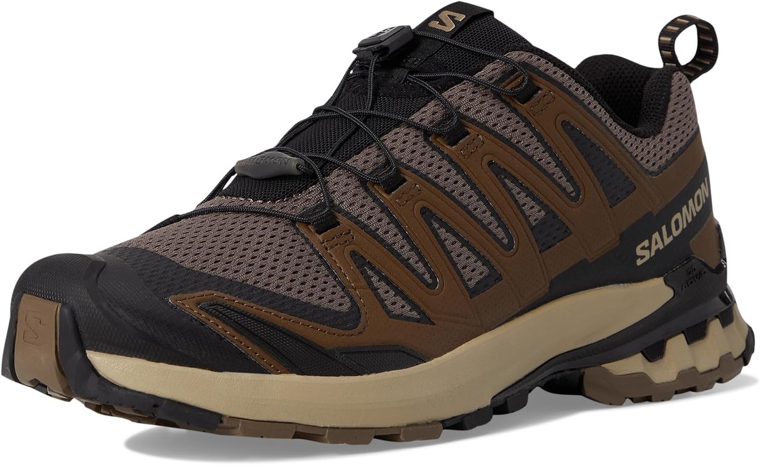 image:imageSalomon Womens XA PRO 3D GoreTex Waterproof Trail Running ShoesFalconDesert TanBlack