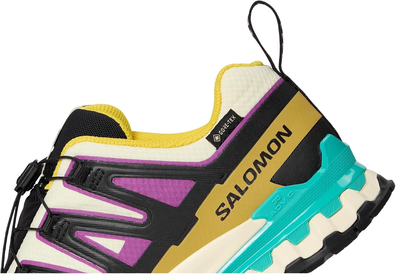 image:imageSalomon Womens XA PRO 3D GoreTex Waterproof Trail Running ShoesTransparent YellowBlackWaterfall