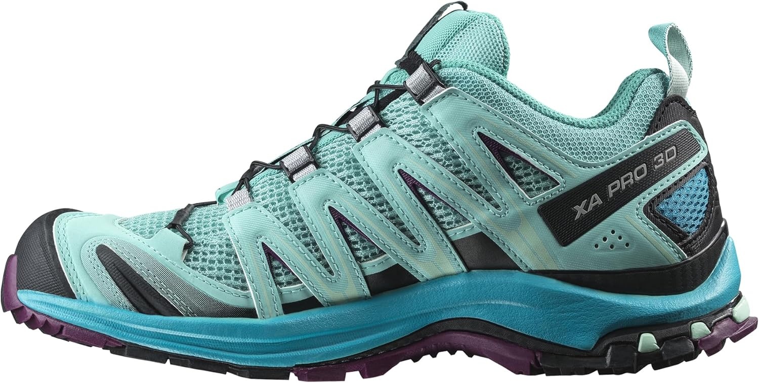 image:imageSalomon Womens XA PRO 3D Trail Running ShoesBlue CuracaoBluebirdDark Purple