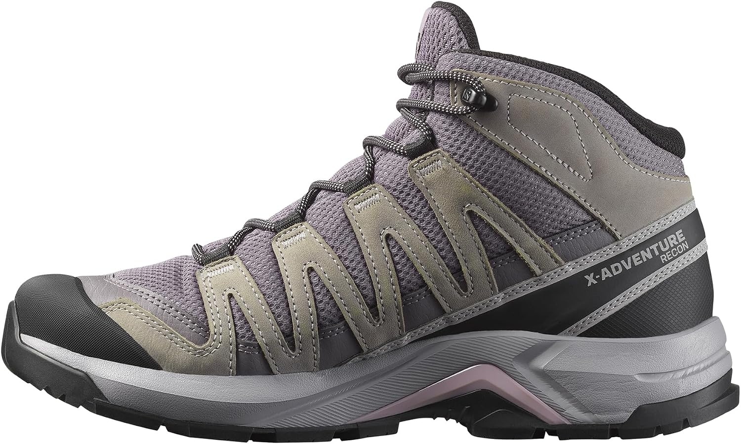 image:imageSalomon Womens XAdventure Recon Mid GoreTex Hiking Shoe Waterproof Stability for Rugged Hiking Trails amp AllWeather TrekkingExcaliburGullNirvana