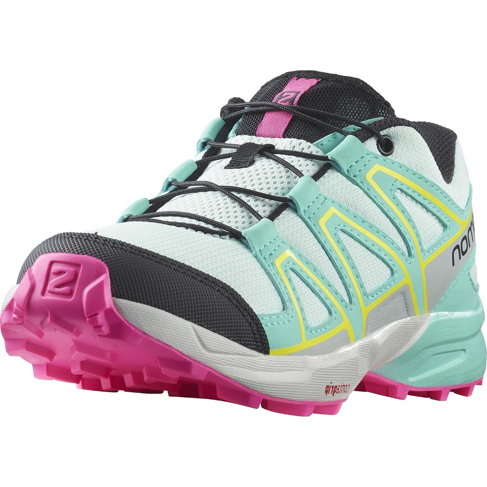 image:imageSalomon Kids Speedcross J Unisex Trail Running ShoeBleached AquaBlue RadianceLunar Rock