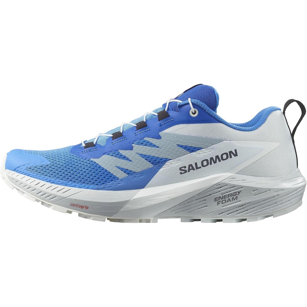 image:imageSalomon Mens Sense Ride 5 Trail Running ShoesIbiza BlueLapis BlueWhite