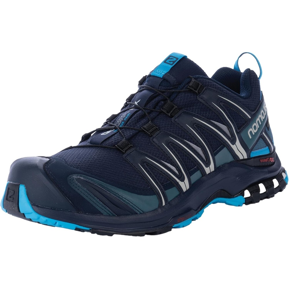 image:imageSalomon Mens XA PRO 3D GoreTex Waterproof Trail Running ShoesNavy BlazerHawaiian OceanDawn Blue