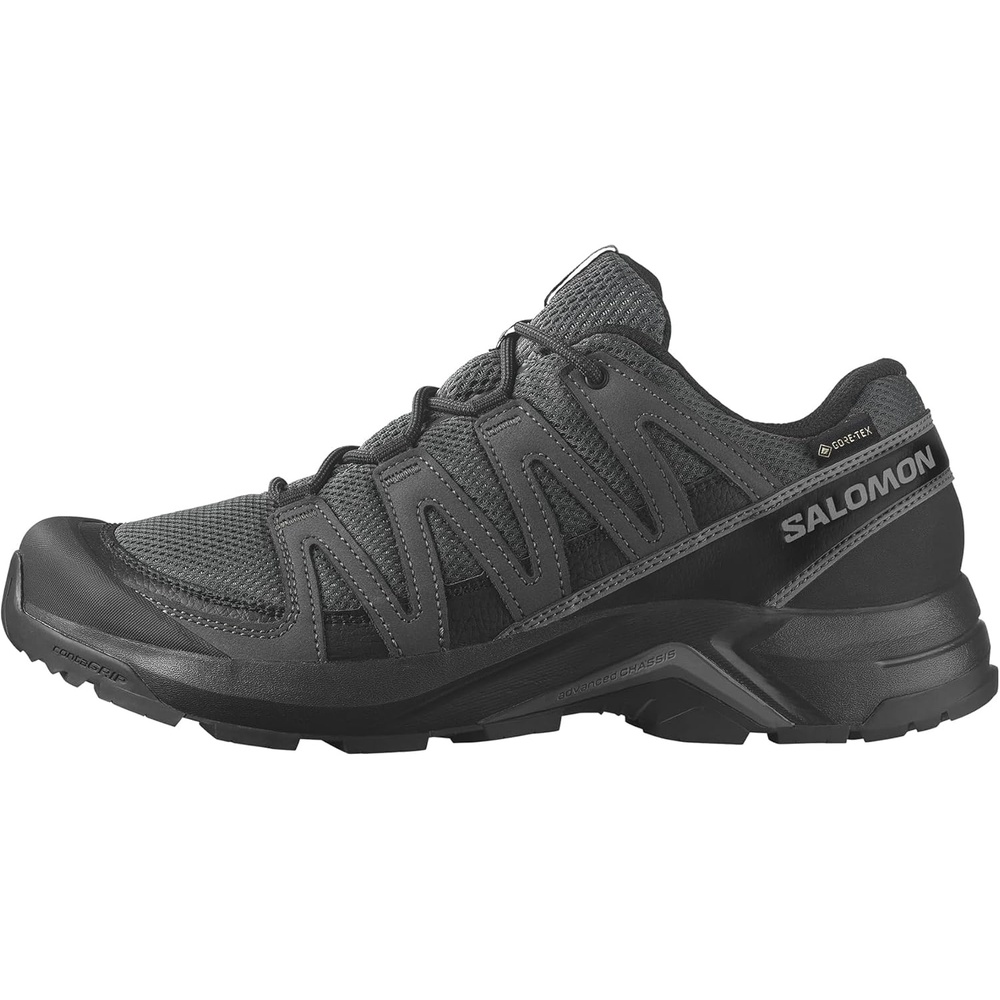 image:imageSalomon Mens XAdventure Recon GoreTex Hiking Shoe Waterproof Traction and Support for Fast Hikes amp Mixed TerrainAsphaltCastlerockBlack