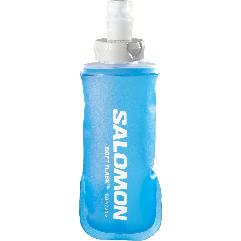 image:imageSalomon SOFT FLASK Running Hydration Accessories SOFT FLASK 150ml5oz 28 Clear Blue NS