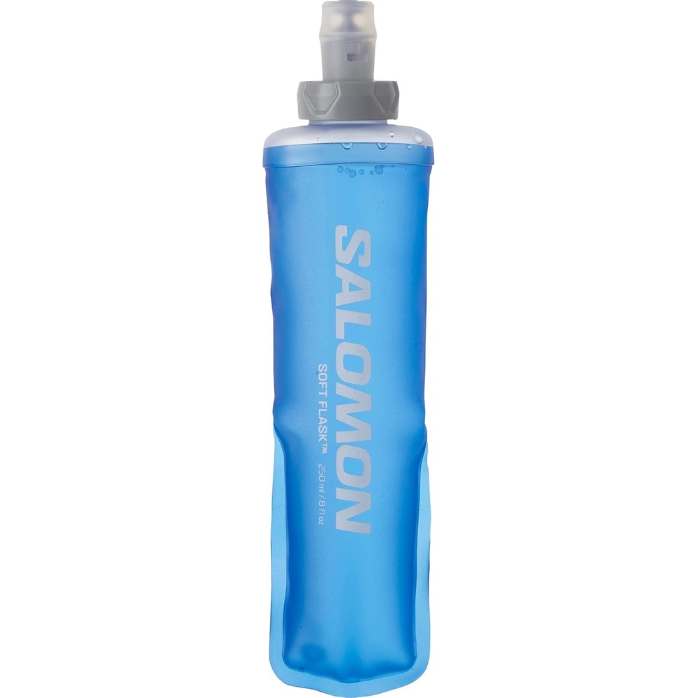image:imageSalomon SOFT FLASK Running Hydration Accessories SOFT FLASK 250ml8oz 28 Clear Blue NS