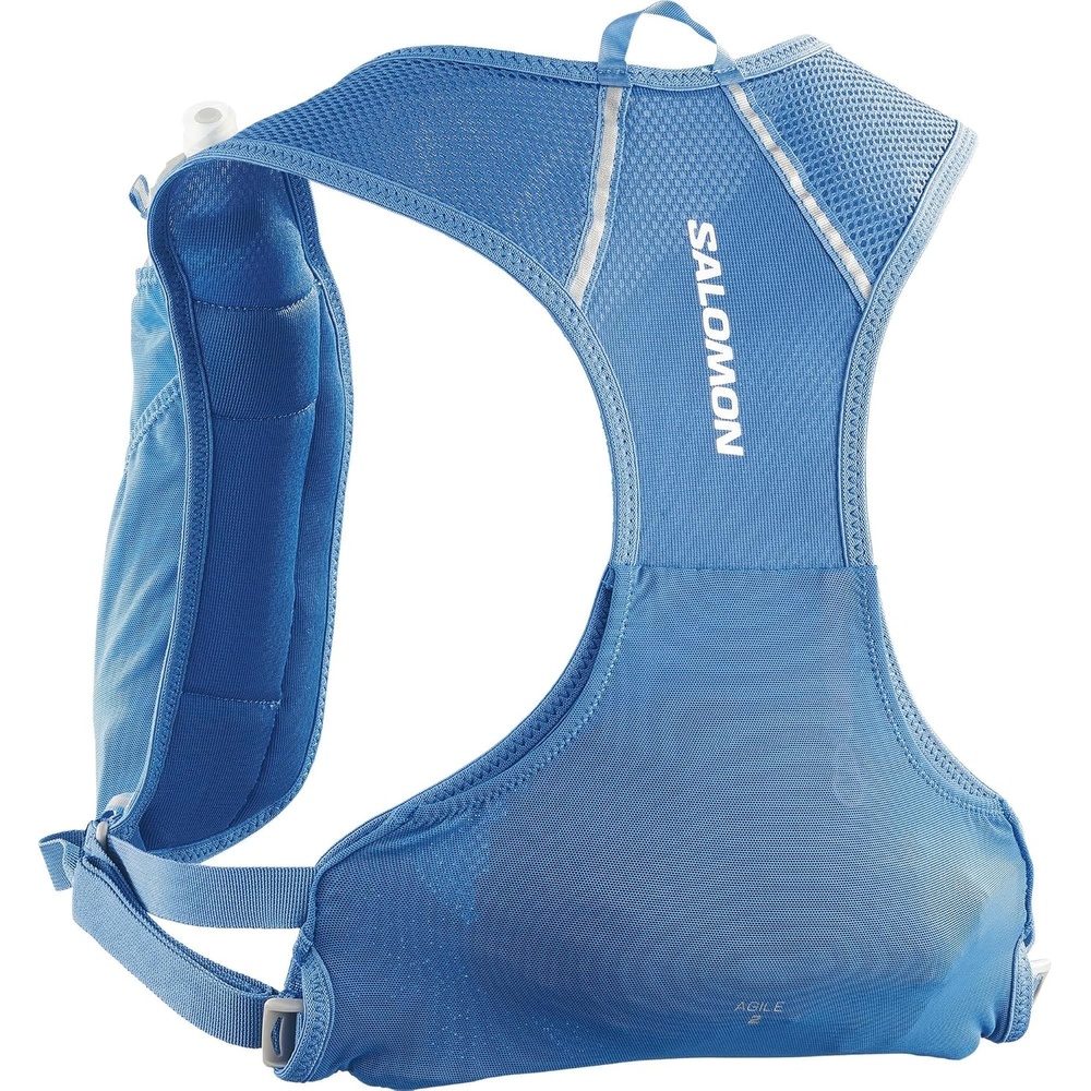 image:imageSalomon Unisex Agile 2 Set Hydration amp Storage Vest with 500ml Flasks IncludedNEBULAS BLUE