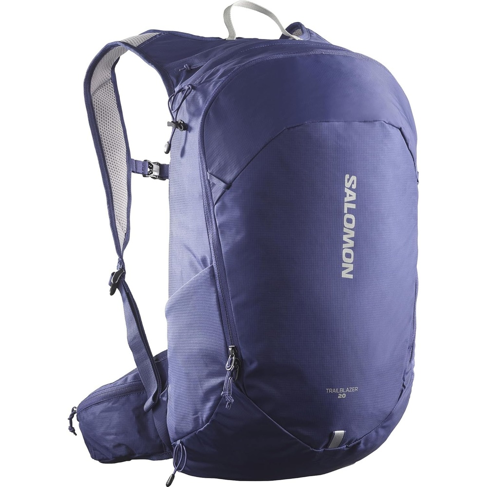 image:imageSalomon Unisex Trailblazer 20 Hiking amp Trekking Backpack 20Liter Black Alloy NSMazarine Blue Ghost Gray