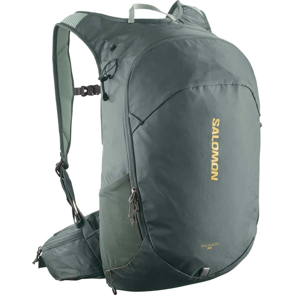 image:imageSalomon Unisex Trailblazer 20 Hiking amp Trekking Backpack 20Liter Black Alloy NSUrban Chic Green Occasion