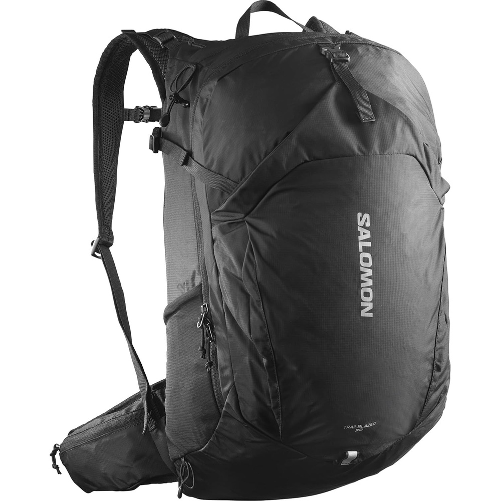 image:imageSalomon Unisex Trailblazer 30 Hiking amp Trekking Backpack 30Liter BLACKALLOY NSBlack Alloy