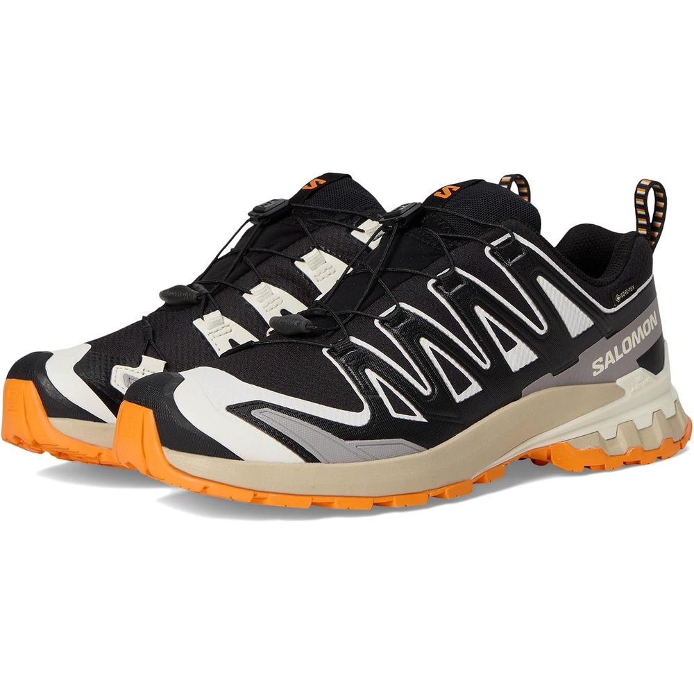 image:imageSalomon Womens XA PRO 3D GoreTex Waterproof Trail Running ShoesBlackVanilla IceTurmeric