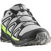 Salomon Junior SPEEDCROSS CLIMASALOMON™ WATERPROOF Outdoor Shoes for Kids(Alloy/Black/Green Gecko)