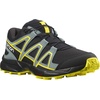 Salomon Kids Speedcross J Unisex Trail Running Shoe(Black/Black/Evening Primrose)